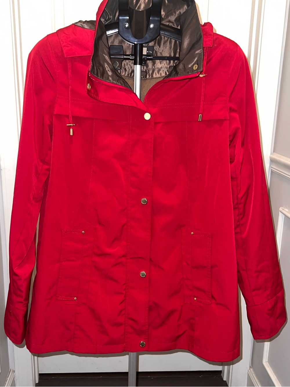 Gallery Red Hooded Coat